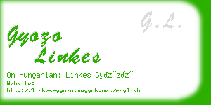 gyozo linkes business card